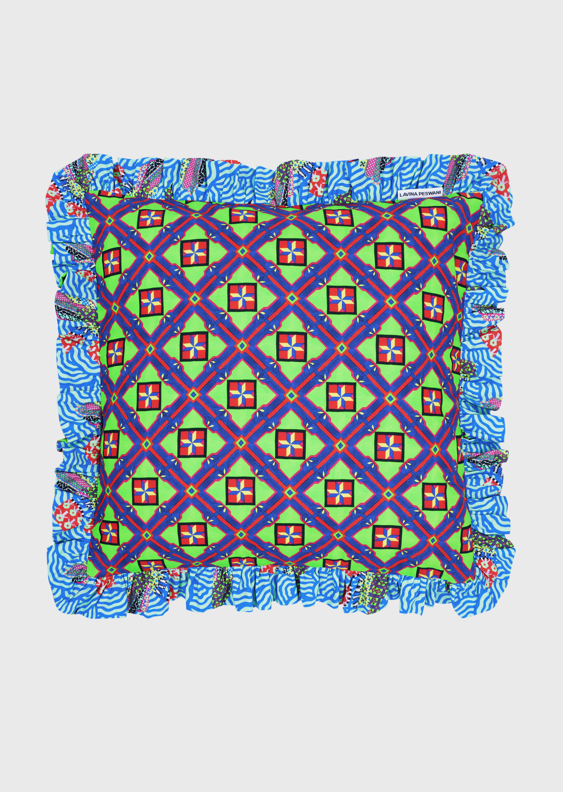 MADE TO ORDER - DUO GREEN PARWAAZ AND FLY AWAY CUSHION