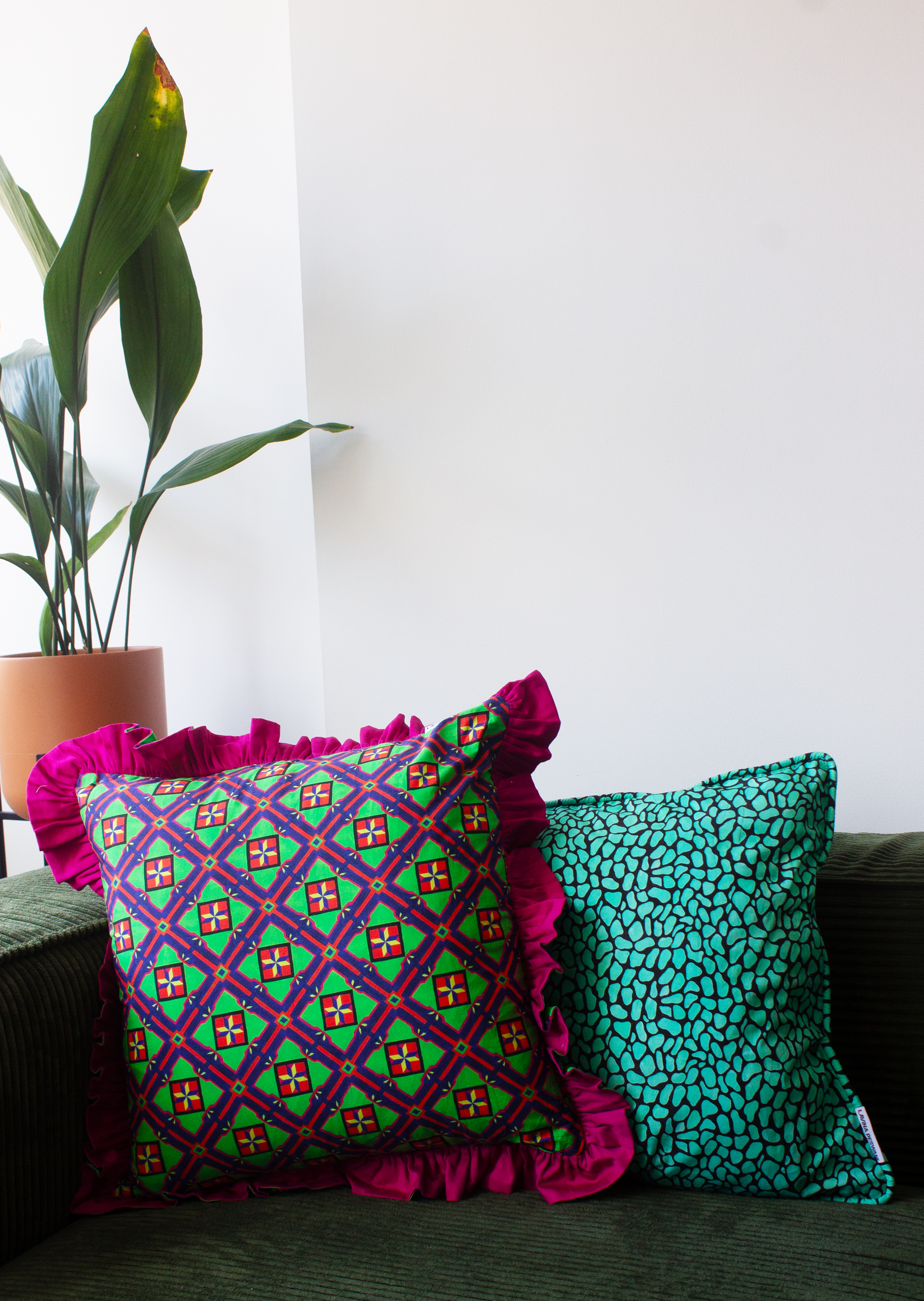 MADE TO ORDER - TURQUOISE STONE CUSHION